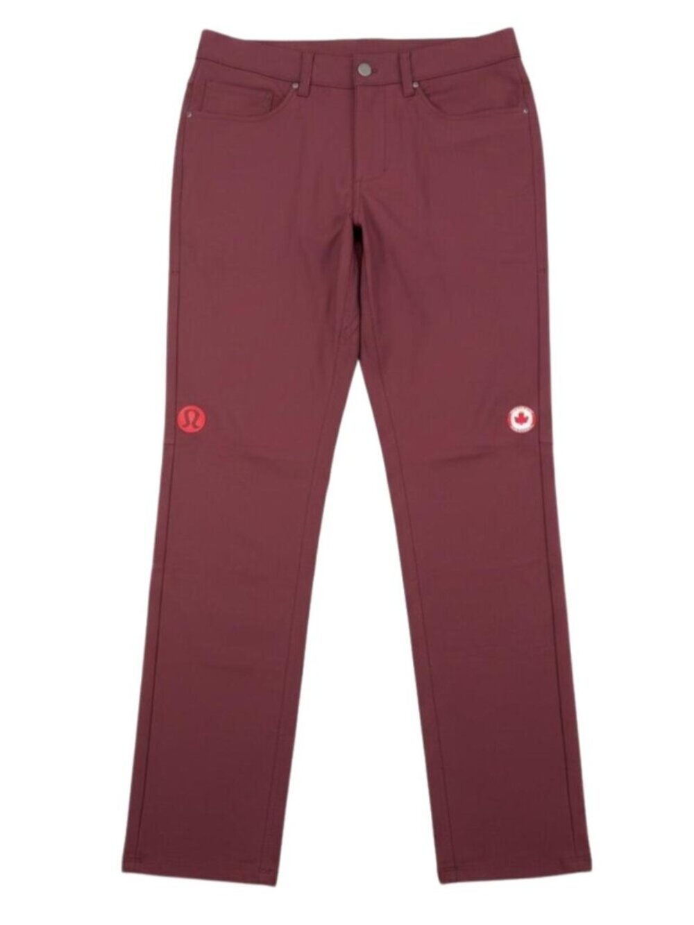 LULULEMON Team Canada ABC Pant Men's Size 30 Maroon